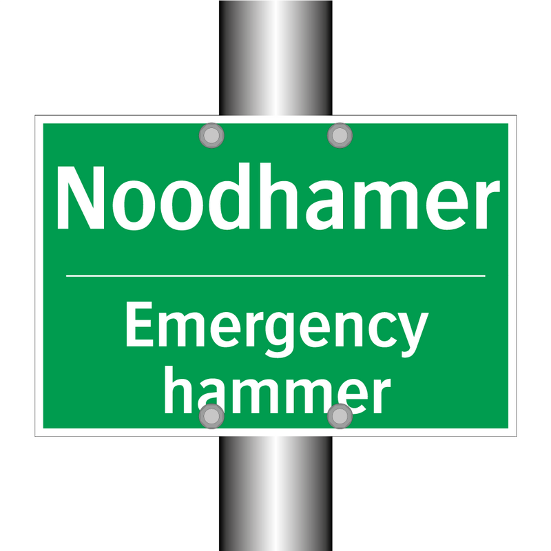 Noodhamer - Emergency hammer & Noodhamer - Emergency hammer & Noodhamer - Emergency hammer