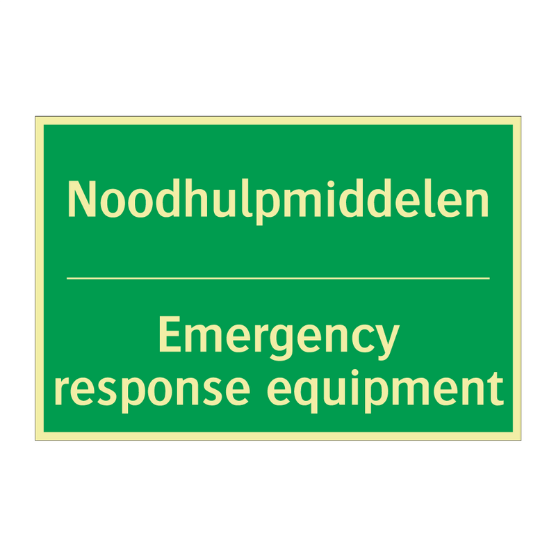 Noodhulpmiddelen - Emergency response equipment /.../