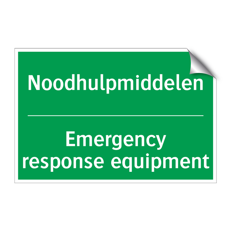 Noodhulpmiddelen - Emergency response equipment /.../