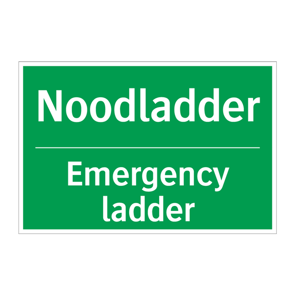 Noodladder - Emergency ladder & Noodladder - Emergency ladder & Noodladder - Emergency ladder