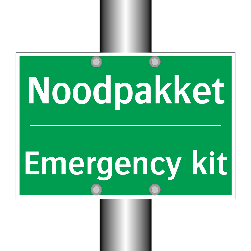 Noodpakket - Emergency kit & Noodpakket - Emergency kit & Noodpakket - Emergency kit