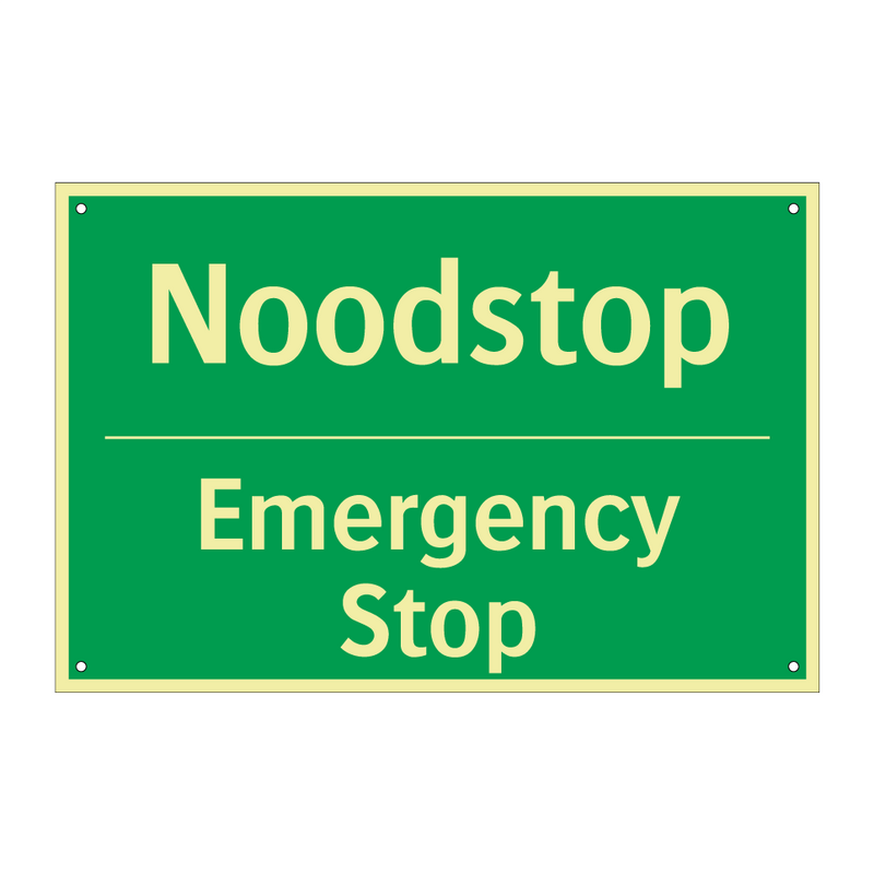 Noodstop - Emergency Stop & Noodstop - Emergency Stop & Noodstop - Emergency Stop