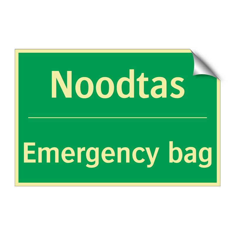 Noodtas - Emergency bag & Noodtas - Emergency bag & Noodtas - Emergency bag