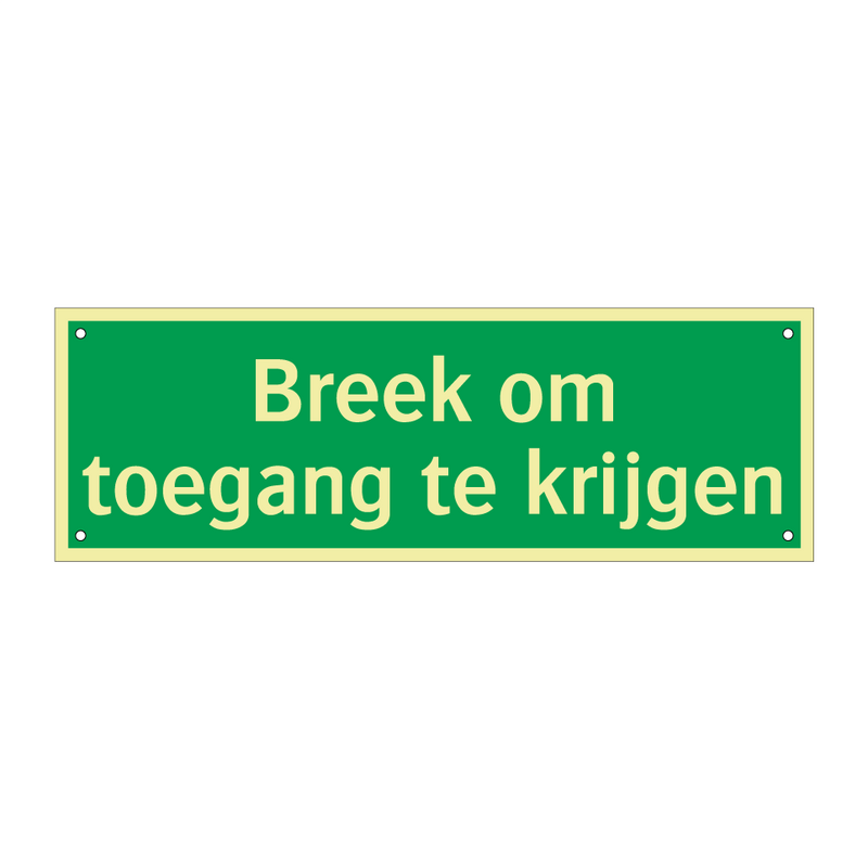 Breek om toegang te krijgen & Breek om toegang te krijgen & Breek om toegang te krijgen