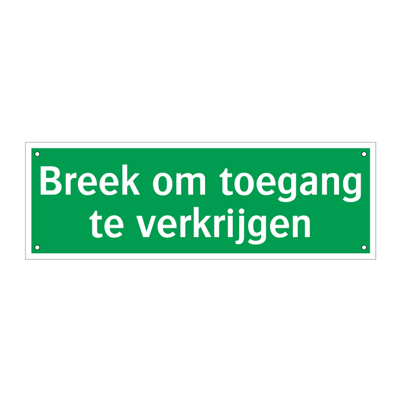 Breek om toegang te verkrijgen & Breek om toegang te verkrijgen & Breek om toegang te verkrijgen