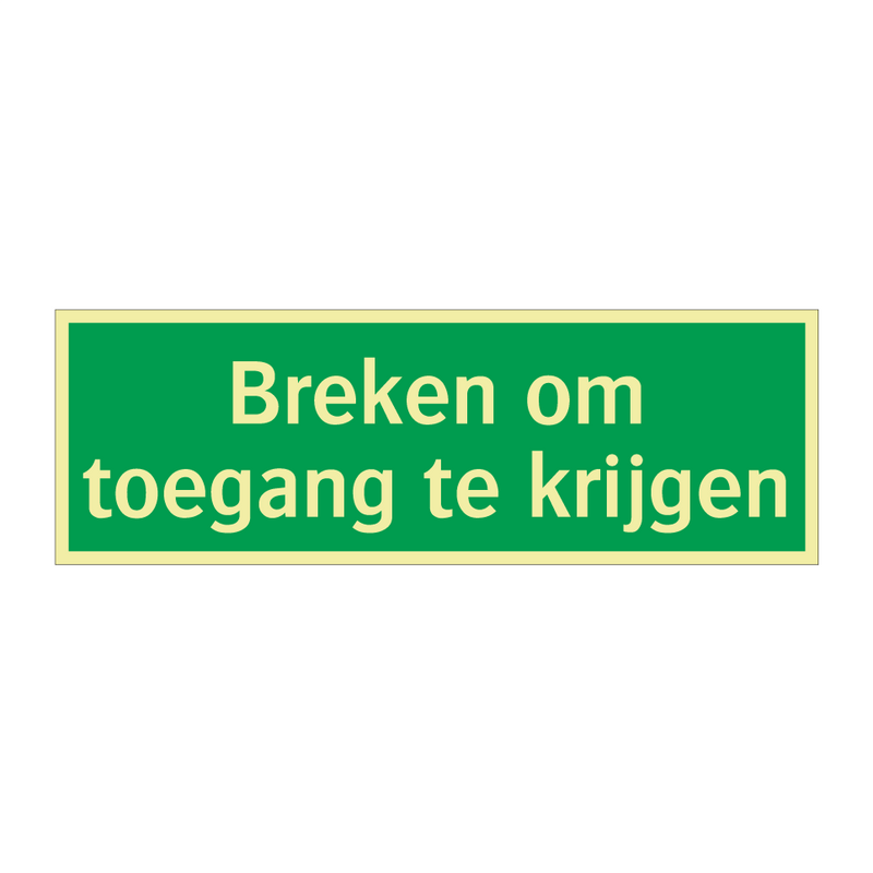 Breken om toegang te krijgen & Breken om toegang te krijgen & Breken om toegang te krijgen