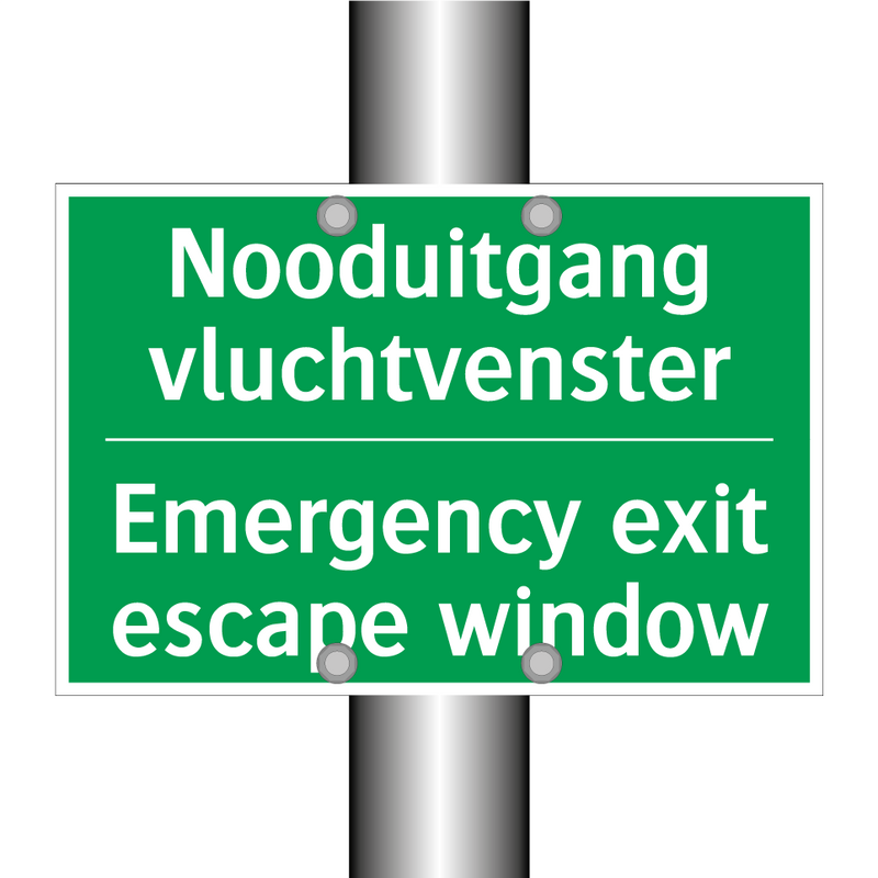 Nooduitgang vluchtvenster - Emergency exit escape window /.../