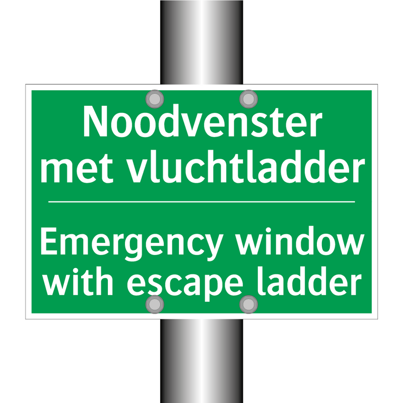 Noodvenster met vluchtladder - Emergency window with escape /.../