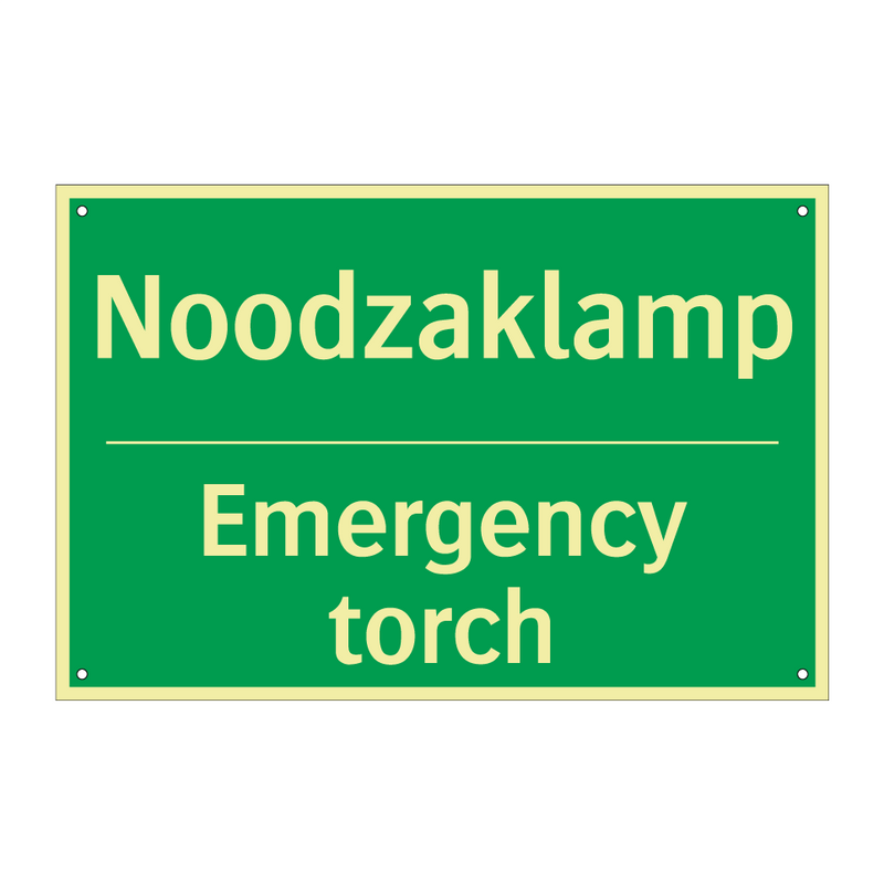 Noodzaklamp - Emergency torch & Noodzaklamp - Emergency torch & Noodzaklamp - Emergency torch