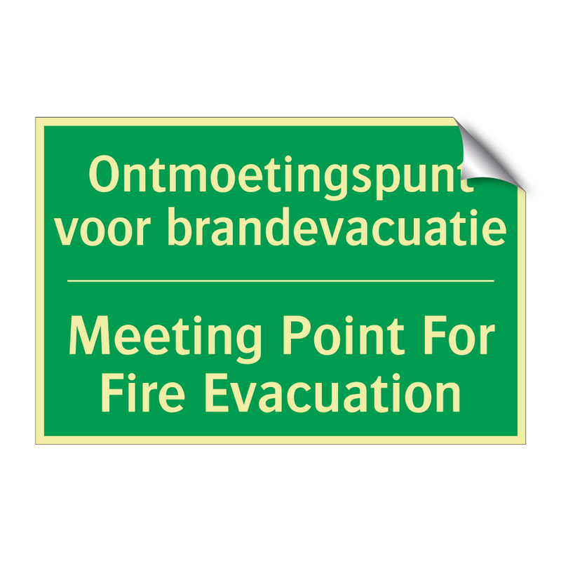 Ontmoetingspunt voor brandevacuatie /.../ - Meeting Point For Fire Evacuation /.../