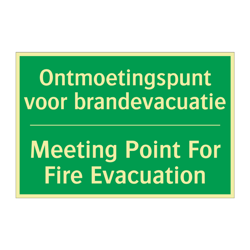 Ontmoetingspunt voor brandevacuatie /.../ - Meeting Point For Fire Evacuation /.../