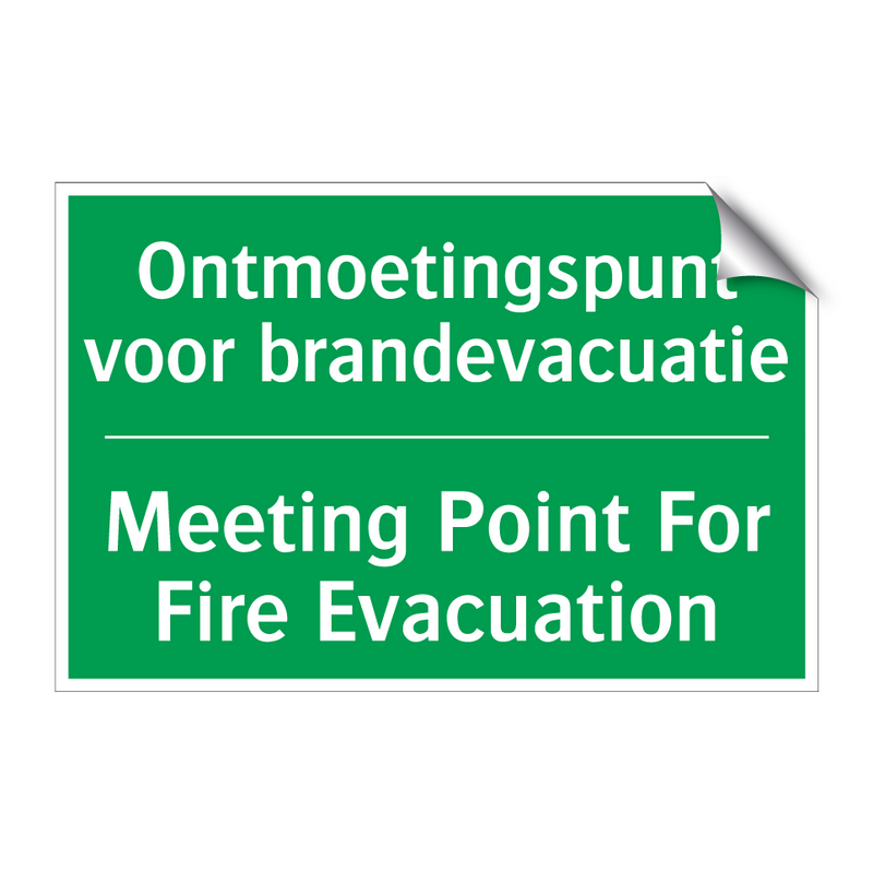 Ontmoetingspunt voor brandevacuatie /.../ - Meeting Point For Fire Evacuation /.../