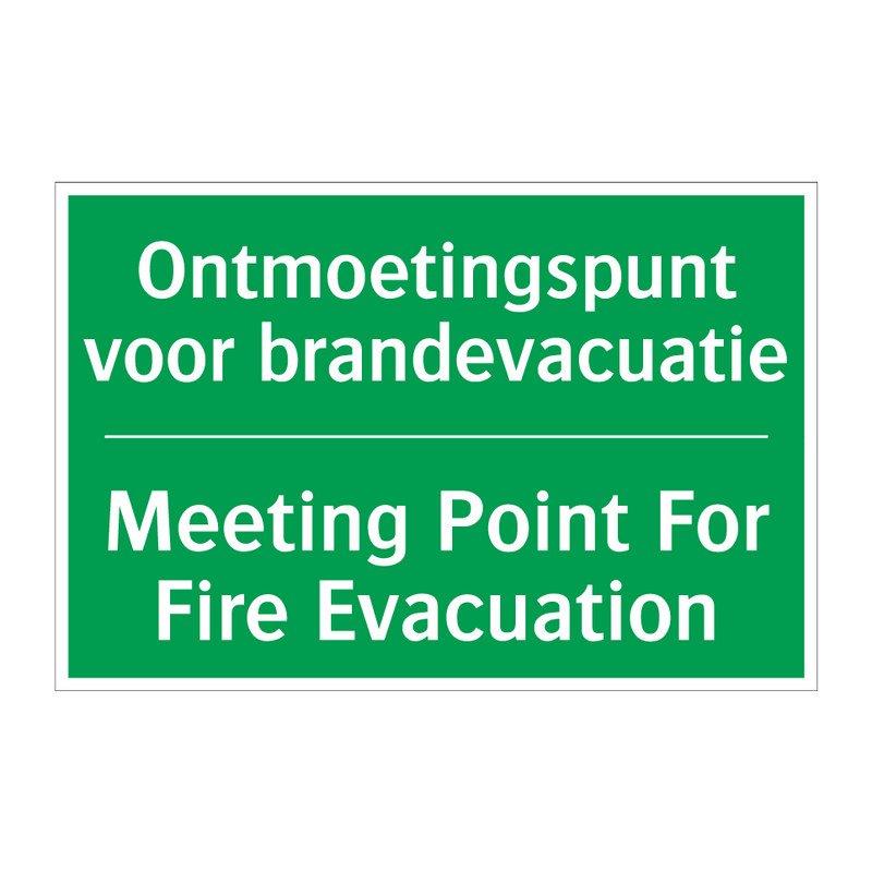 Ontmoetingspunt voor brandevacuatie /.../ - Meeting Point For Fire Evacuation /.../