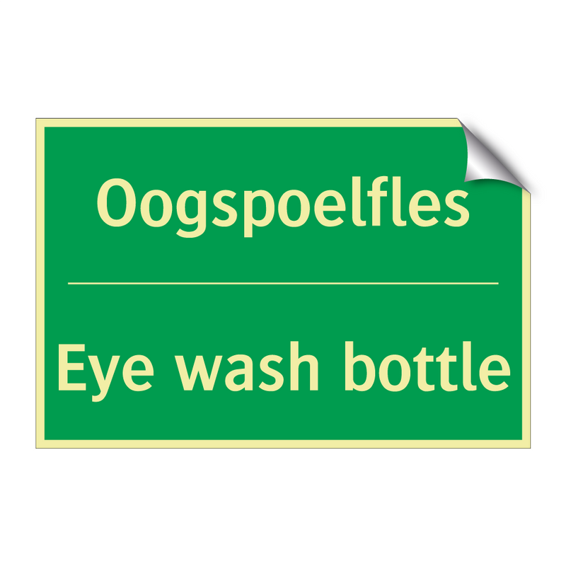 Oogspoelfles - Eye wash bottle & Oogspoelfles - Eye wash bottle & Oogspoelfles - Eye wash bottle