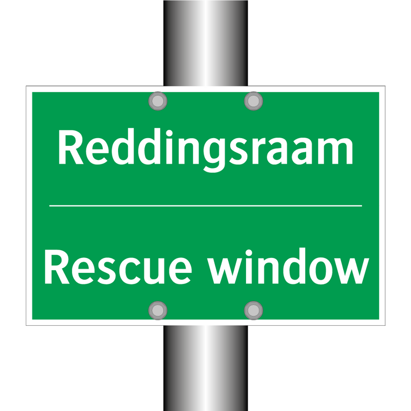 Reddingsraam - Rescue window & Reddingsraam - Rescue window & Reddingsraam - Rescue window