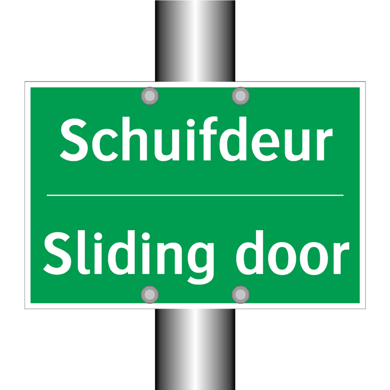 Schuifdeur - Sliding door & Schuifdeur - Sliding door & Schuifdeur - Sliding door