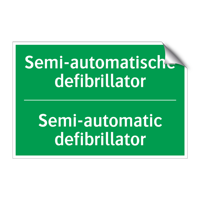 Semi-automatische defibrillator /.../ - Semi-automatic defibrillator /.../