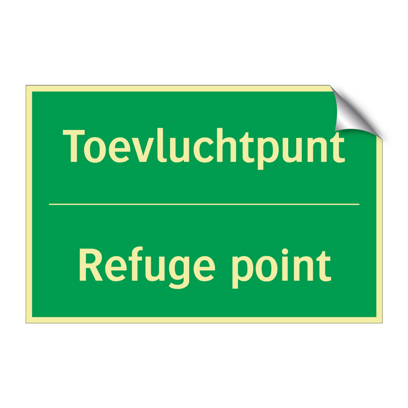 Toevluchtpunt - Refuge point & Toevluchtpunt - Refuge point & Toevluchtpunt - Refuge point