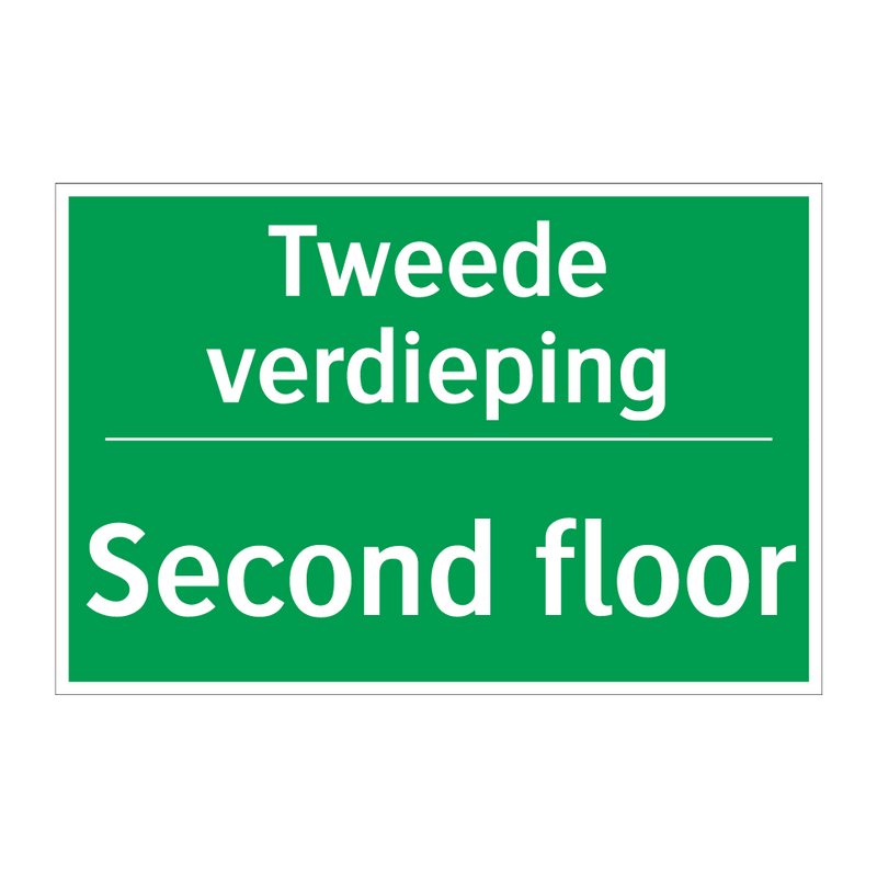 Tweede verdieping - Second floor & Tweede verdieping - Second floor