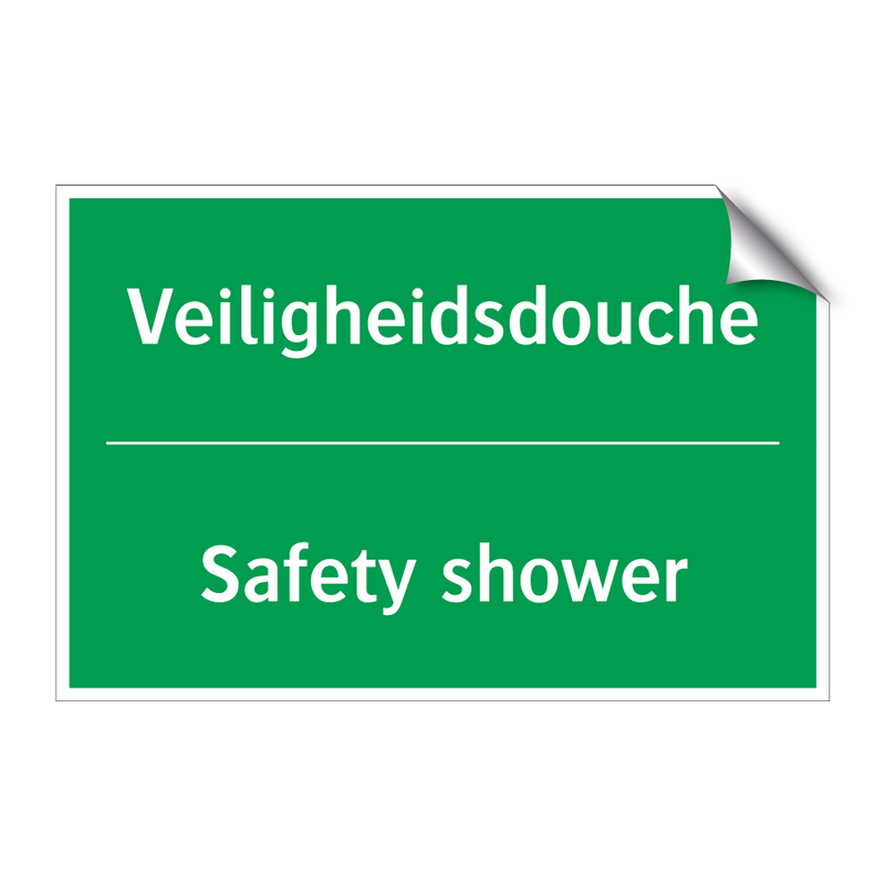 Veiligheidsdouche - Safety shower & Veiligheidsdouche - Safety shower