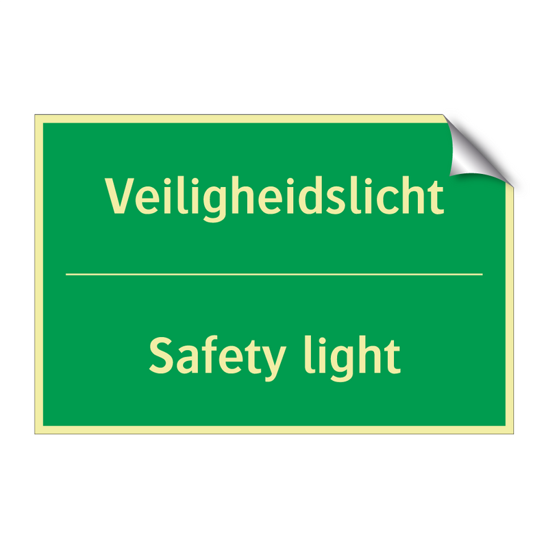 Veiligheidslicht - Safety light & Veiligheidslicht - Safety light & Veiligheidslicht - Safety light