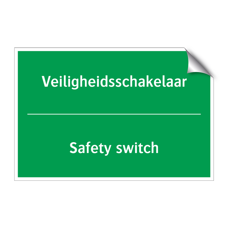 Veiligheidsschakelaar - Safety switch & Veiligheidsschakelaar - Safety switch