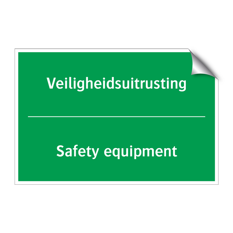 Veiligheidsuitrusting - Safety equipment & Veiligheidsuitrusting - Safety equipment