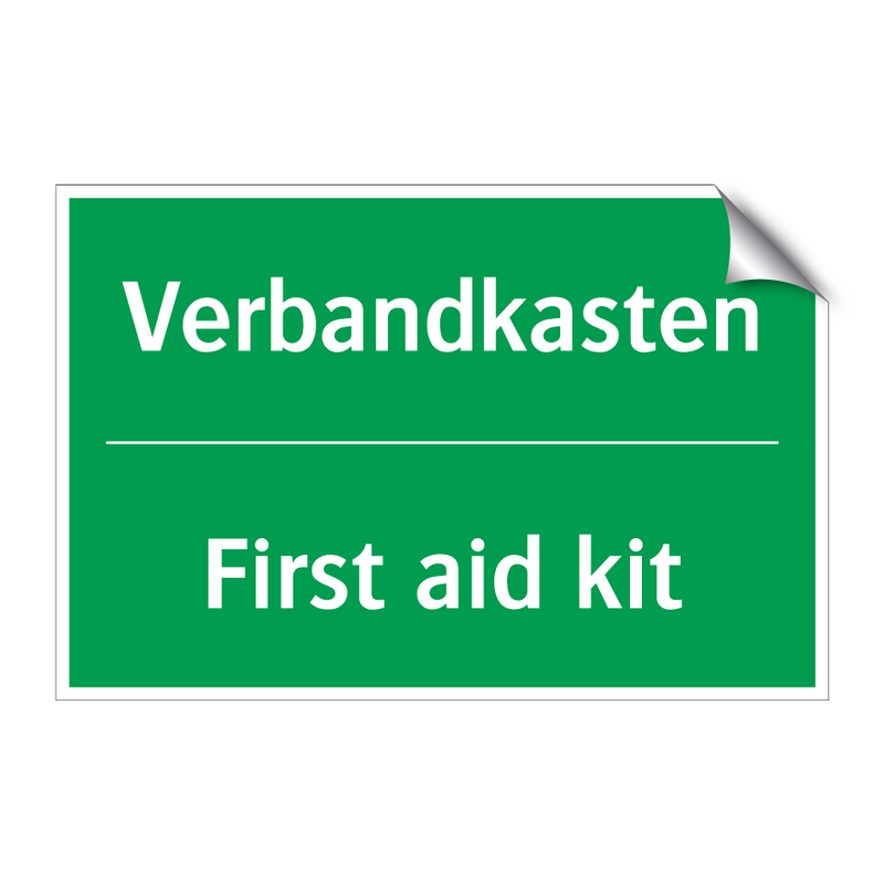 Verbandkasten - First aid kit & Verbandkasten - First aid kit & Verbandkasten - First aid kit