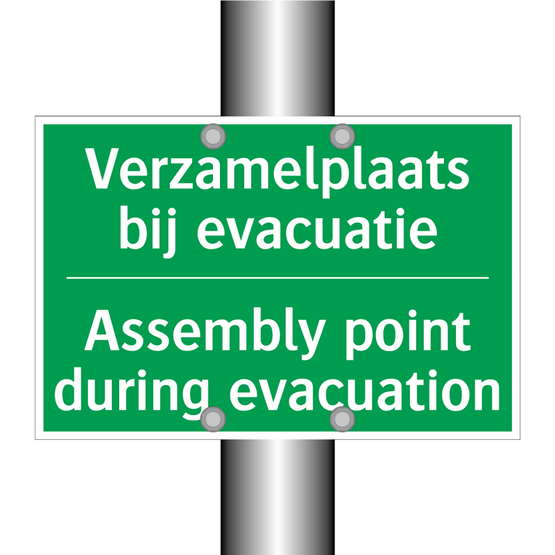 Verzamelplaats bij evacuatie - Assembly point during evacuation /.../