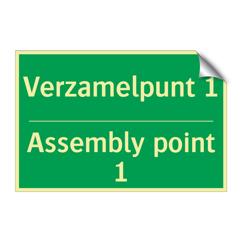 Verzamelpunt 1 - Assembly point 1 & Verzamelpunt 1 - Assembly point 1