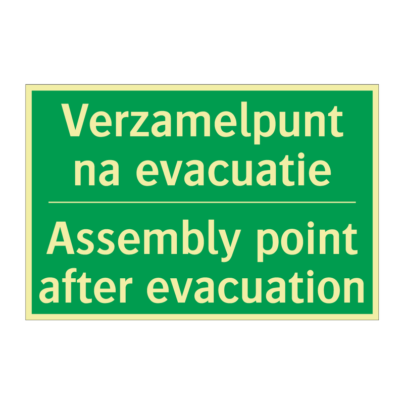 Verzamelpunt na evacuatie - Assembly point after evacuation /.../