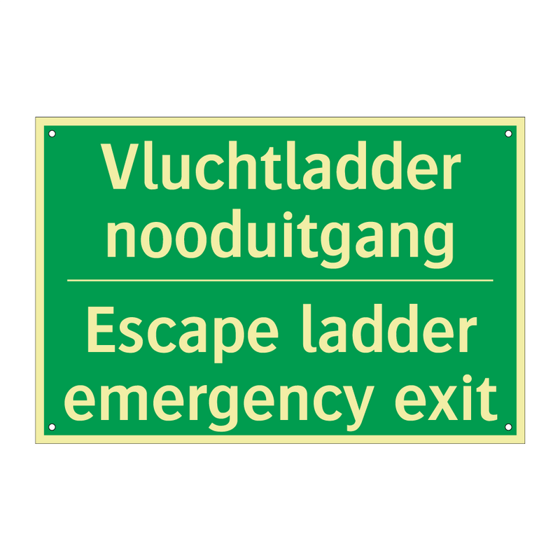 Vluchtladder nooduitgang - Escape ladder emergency exit /.../