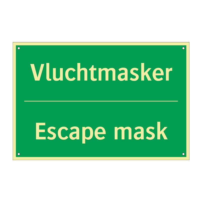 Vluchtmasker - Escape mask & Vluchtmasker - Escape mask & Vluchtmasker - Escape mask