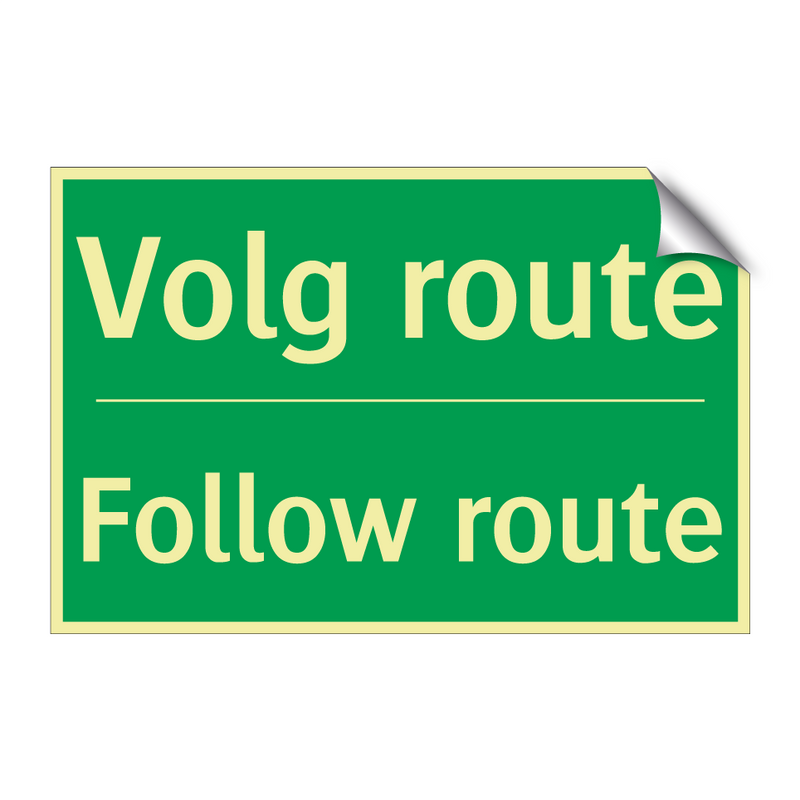 Volg route - Follow route & Volg route - Follow route & Volg route - Follow route