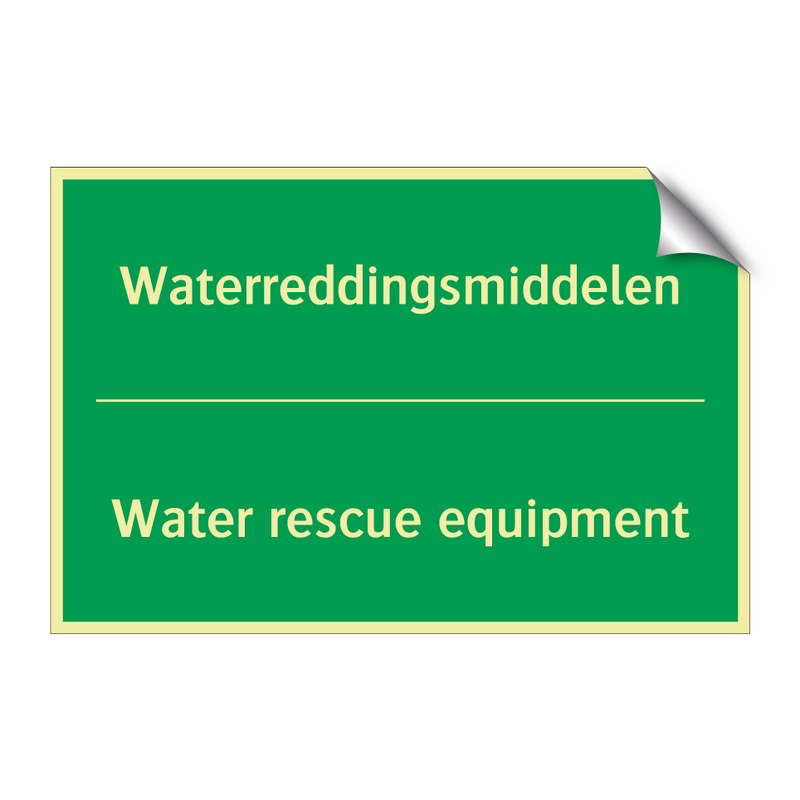 Waterreddingsmiddelen - Water rescue equipment & Waterreddingsmiddelen - Water rescue equipment