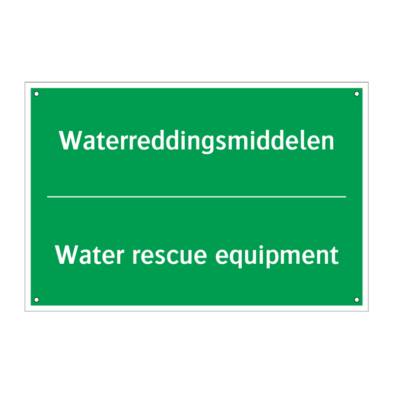 Waterreddingsmiddelen - Water rescue equipment & Waterreddingsmiddelen - Water rescue equipment