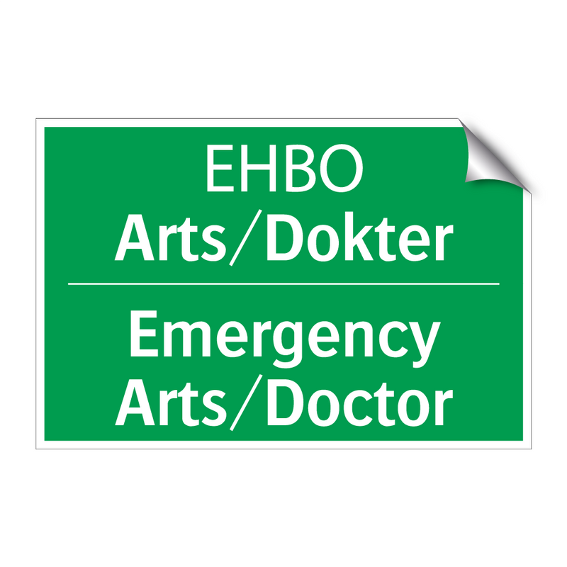 ЕНВО Arts/Dokter - Emergency Arts/Doctor & ЕНВО Arts/Dokter - Emergency Arts/Doctor