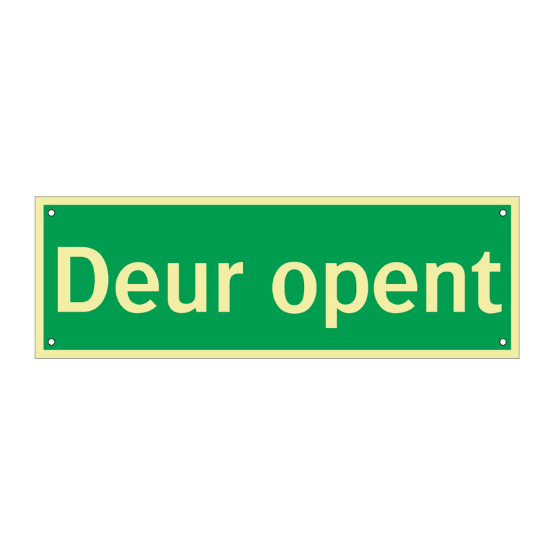 Deur opent & Deur opent & Deur opent & Deur opent