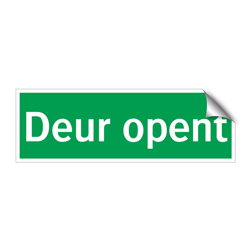 Deur opent & Deur opent & Deur opent & Deur opent