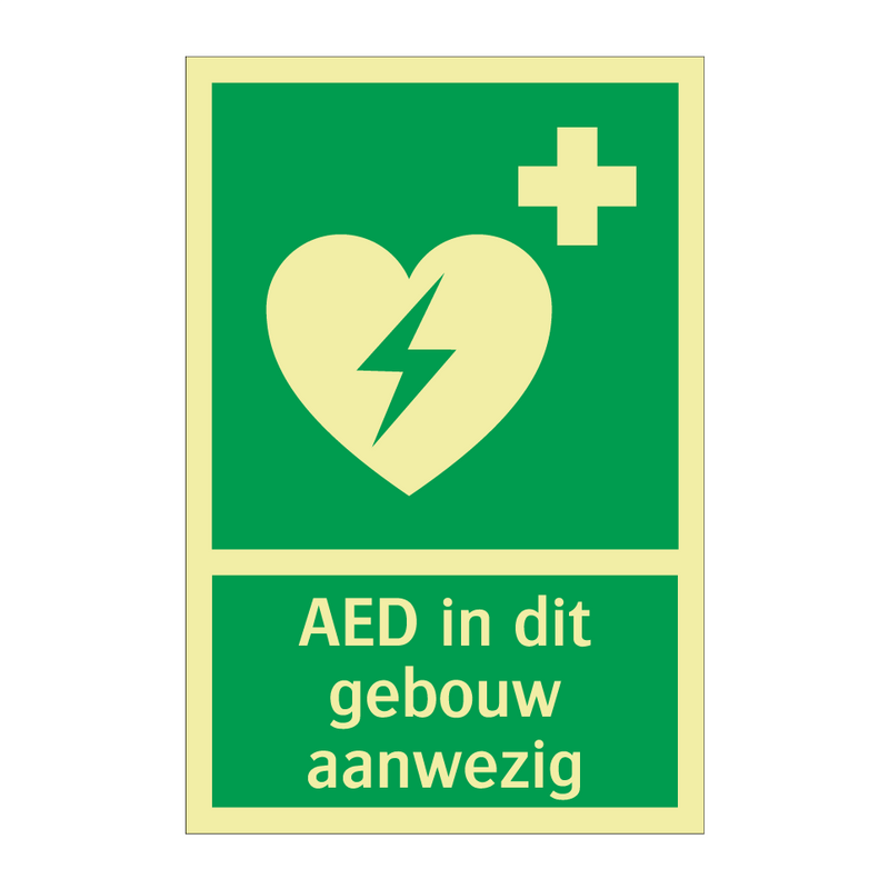 AED in dit gebouw aanwezig & AED in dit gebouw aanwezig & AED in dit gebouw aanwezig