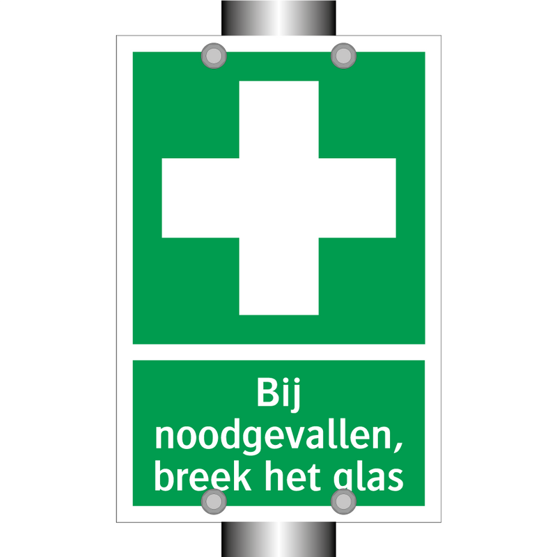 Bij noodgevallen, breek het glas & Bij noodgevallen, breek het glas