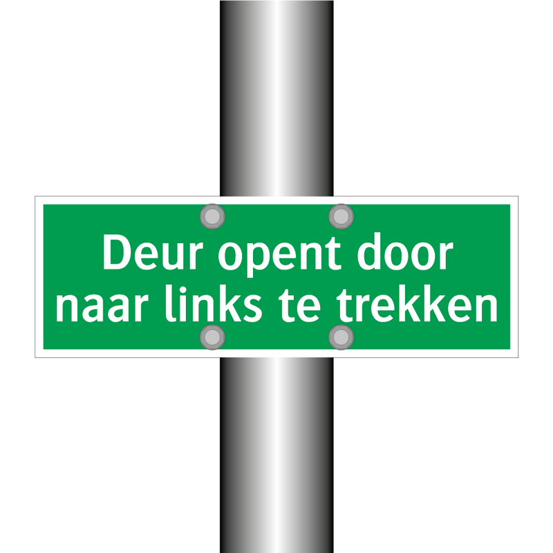 Deur opent door naar links te trekken & Deur opent door naar links te trekken