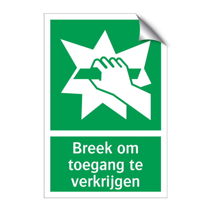 Breek om toegang te verkrijgen & Breek om toegang te verkrijgen & Breek om toegang te verkrijgen