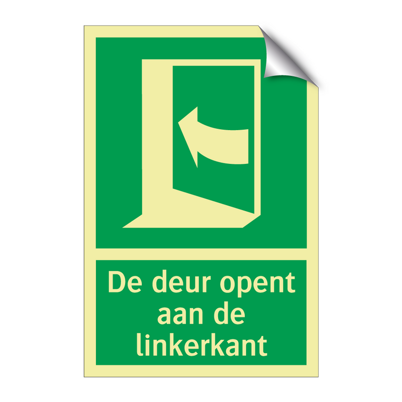 De deur opent aan de linkerkant & De deur opent aan de linkerkant & De deur opent aan de linkerkant