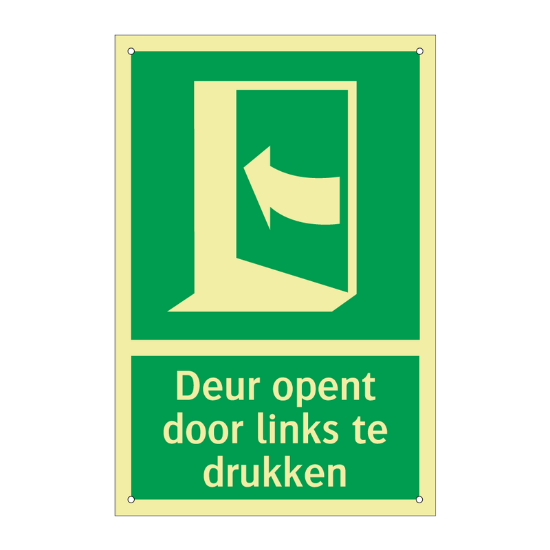 Deur opent door links te drukken & Deur opent door links te drukken