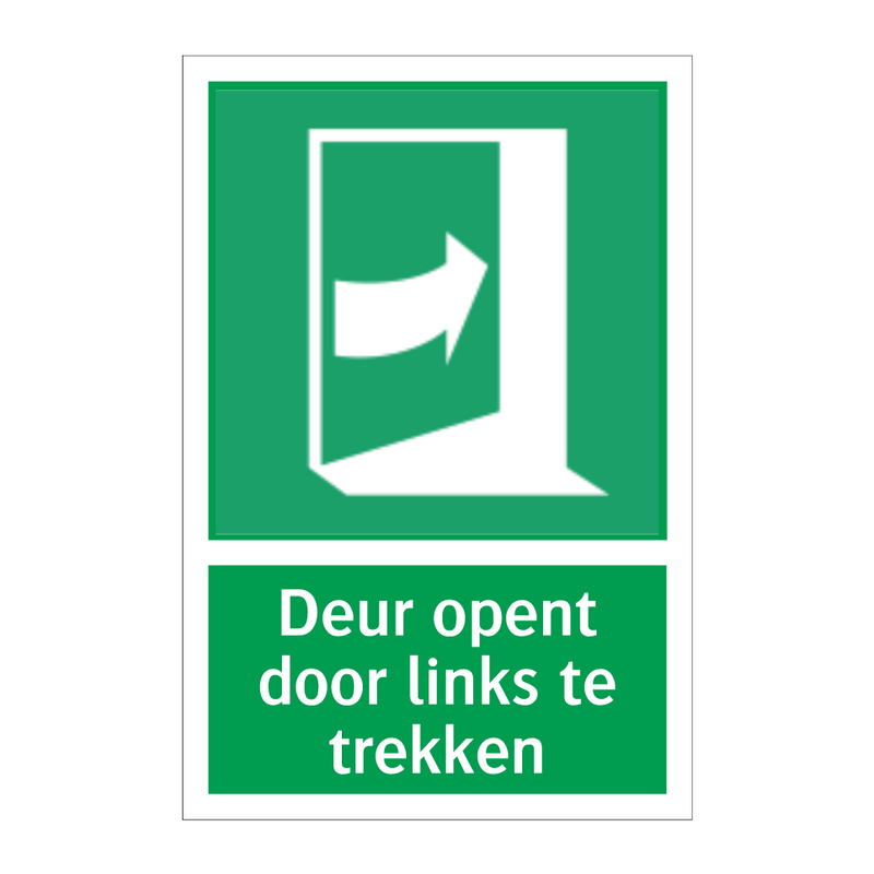 Deur opent door links te trekken & Deur opent door links te trekken