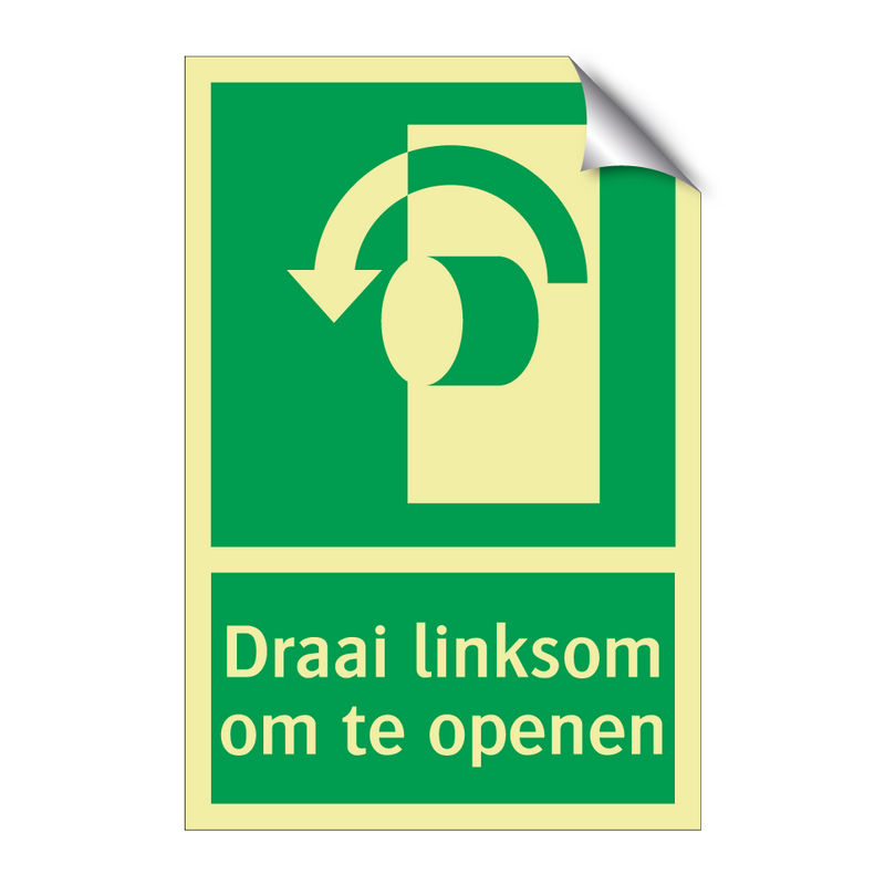 Draai linksom om te openen & Draai linksom om te openen & Draai linksom om te openen