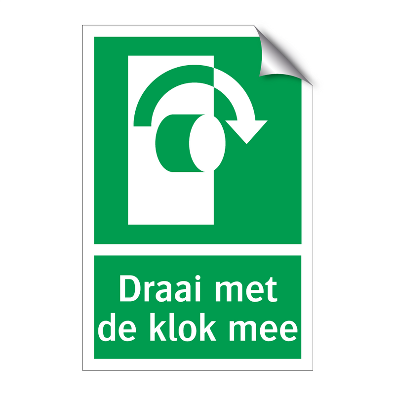 Draai met de klok mee & Draai met de klok mee & Draai met de klok mee & Draai met de klok mee