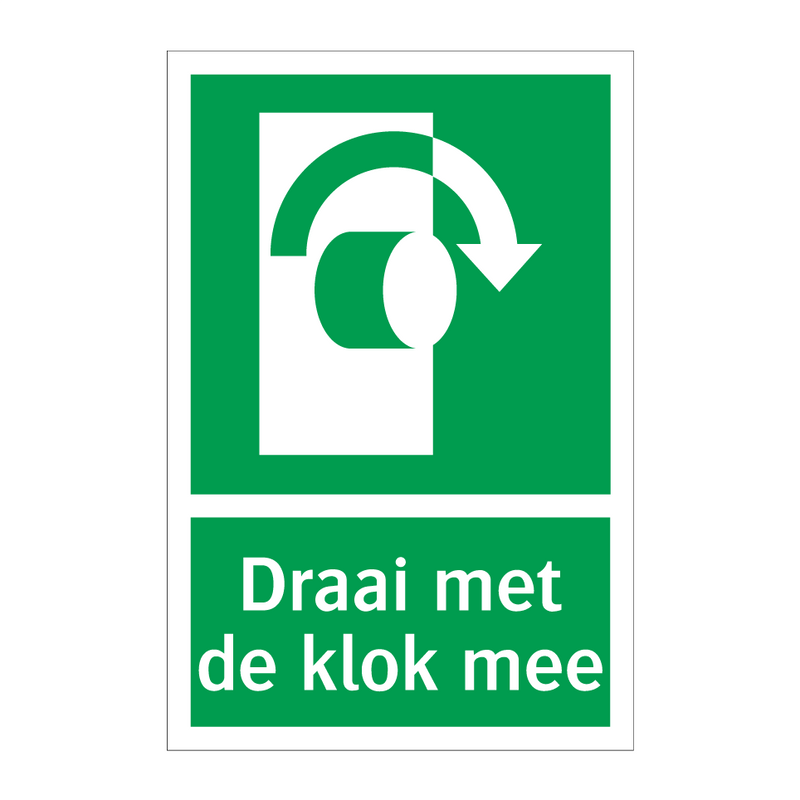 Draai met de klok mee & Draai met de klok mee & Draai met de klok mee & Draai met de klok mee