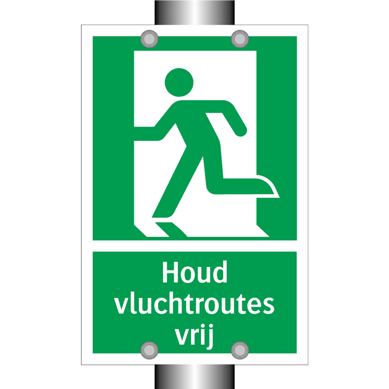 Houd vluchtroutes vrij & Houd vluchtroutes vrij & Houd vluchtroutes vrij & Houd vluchtroutes vrij